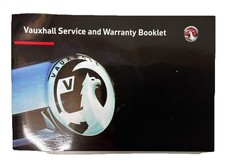 Vauxhall Service History Book