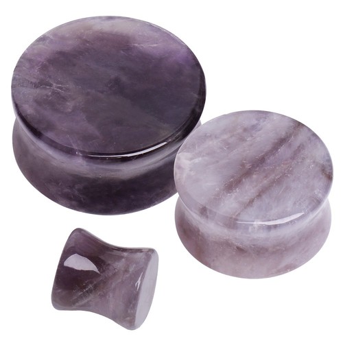 Pair natural amethyst - pair,