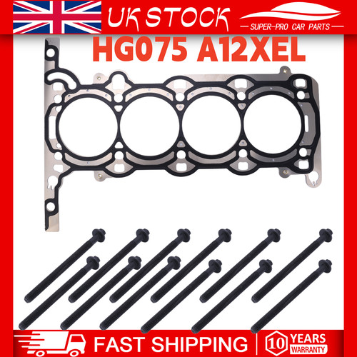 Head gasket bolts - head, insignia