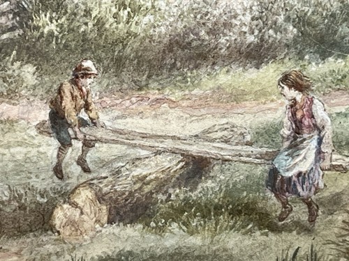 English school watercolour - english,