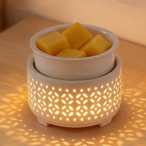 Ceramic wax melt warmer with - wax,