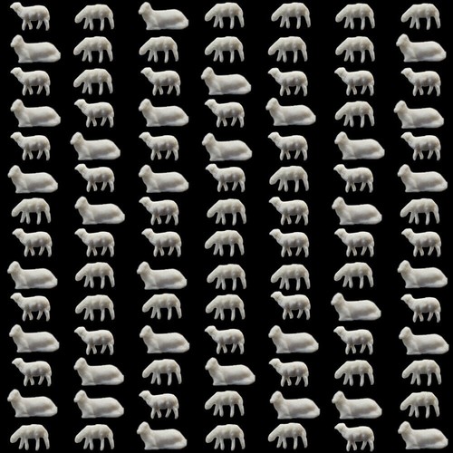 Model sheep white - model,