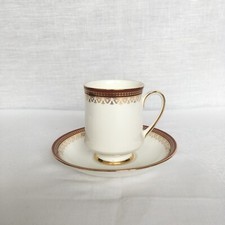 Royal Albert Paragon Holyrood Pattern Coffee Cup & Saucer 1990's Vintage