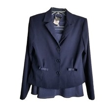 Suits Us Navy Polka Dot Blazer
