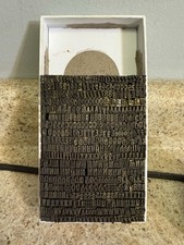 Antique VTG Letterpress Print