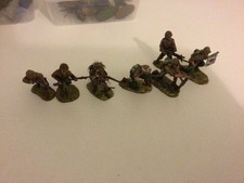 54mm plastic painted ww2 Japanese inf by sd soldier, bmc, airfix conversions