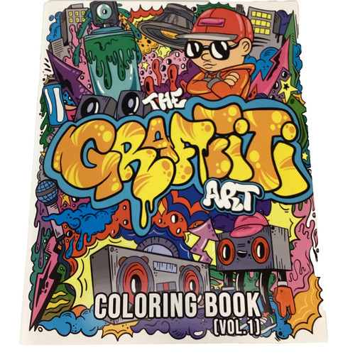The graffiti art coloring book - the,