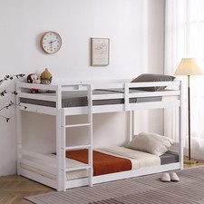Twin over Twin Low Bunk Bed