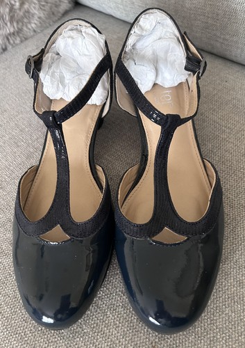Hotter rumba navy - rumba, patent