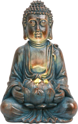 Meditating buddha statue - meditating,