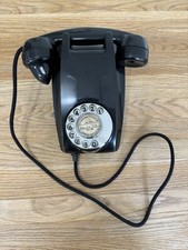 Vintage Black Wall Phone - GPO