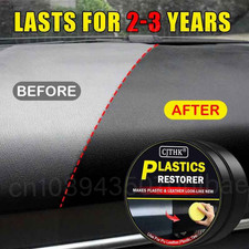 Car Plastic Restorer Back To Black Gloss Plastic Renovator Longlasting Coating