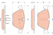 FRONT BRAKE PAD SET DISC BRAKE