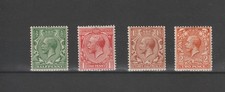 4 X GV 1912-24 ROYAL CYPHER WMK STAMPS IN UM/MINT CONDITION.