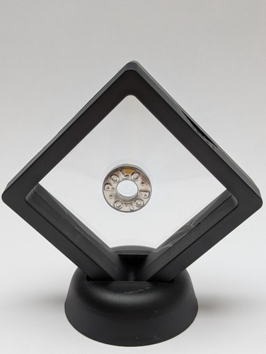 Sand cast solid pewter polo - sand,