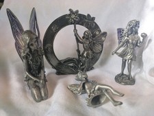 Collection pewter fairies x - of,
