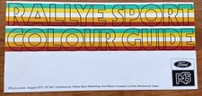 Ford Escort RS MEXICO 20000 Colour Guide Brochure Part Manual Handbook 1977