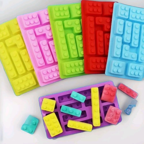 Mini blocks shape ice - ice, bricks