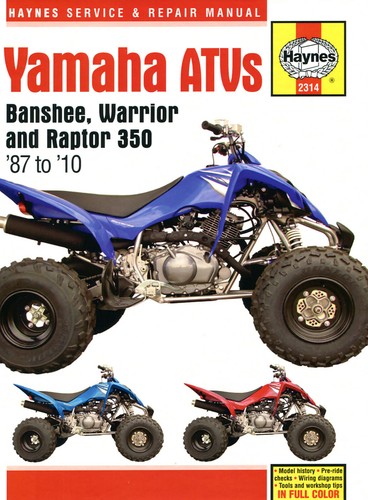 Repair manual yamaha banshee - yamaha,
