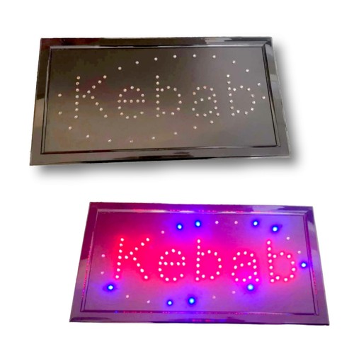 Flashing kebab led van shop - kebab,