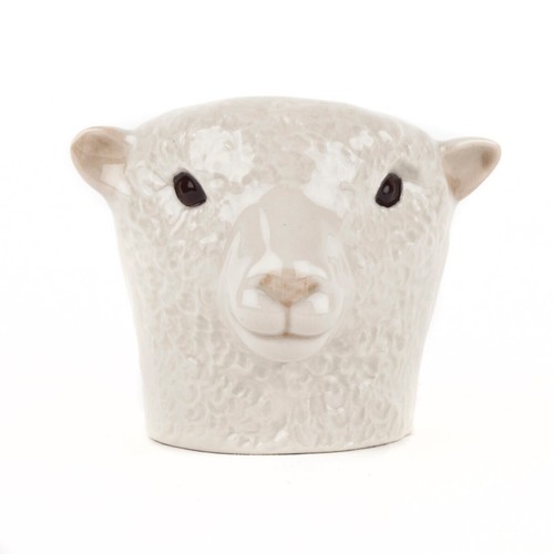 Quail ceramics face egg cup - quail,
