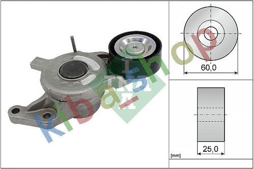 Multi belt tensioner fits ds - belt,