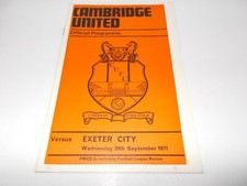 Cambridge v Exeter 71/72