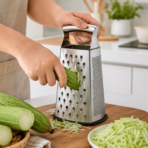 Sided steel box grater - 4,