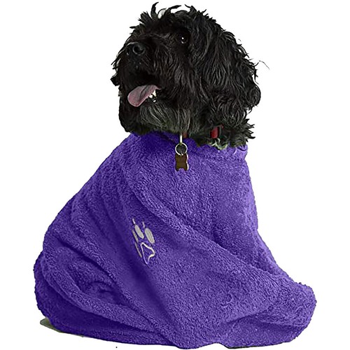 Terry towelling dog towel - towelling,
