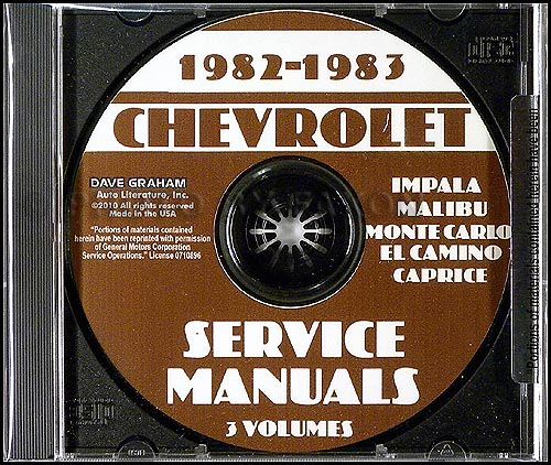 1982 1983 chevrolet workshop - 1982-1983,