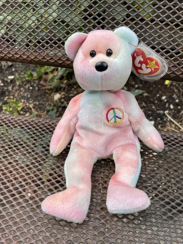 Beanie baby bear peace - baby,