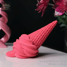 Abstract Flocked Bright Pink