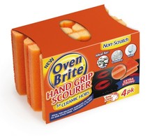Oven Brite Hand Grip Scourer - 4pk