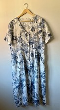 WoolOvers 100% Linen Blue &