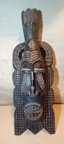 Vintage hand carved wooden - carved,