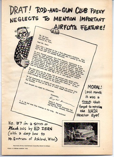 1952 vintage nash - ad, airflyte