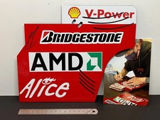 F1 Ferrari F2007 1/2 Scale Rear Wing Endplate Signed Kimi Räikkönen