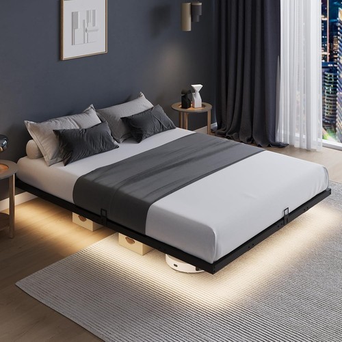 Floating bed frame - floating, with