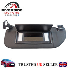 Citroën DS3 2011-2016 Black Vinyl SPORT Sun Visor with Lights  Front Left