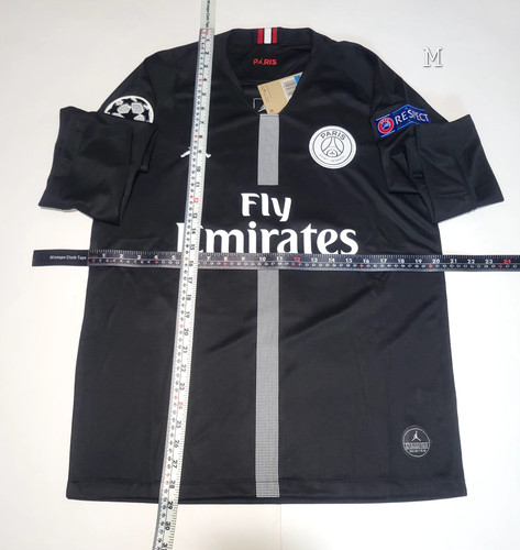 Psg black shirt jersey - psg, 2018/19