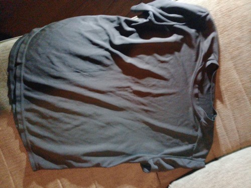 Brown army shirt medium - t,