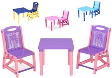 Kids Plastic Desk & Chair
