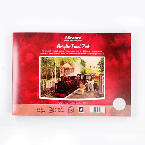 Create acrylic paint pad - i,