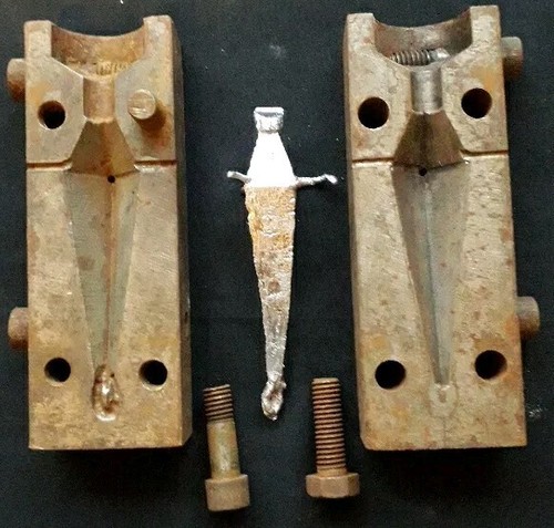 Vintage steel fishing weight - vintage,