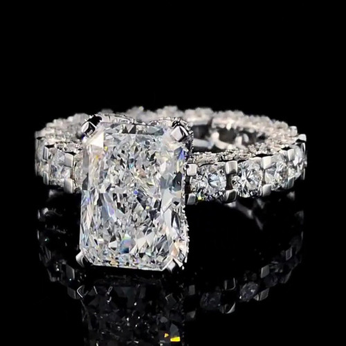 Diamond ring wedding - diamond, lab