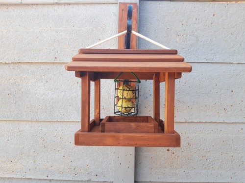 Hanging wooden bird - hanging,