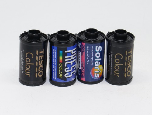 Four 35mm film rolls - 35mm,