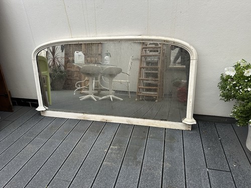 Antique victorian overmantel - antique,