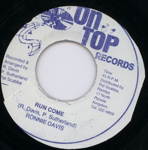 Ronnie davis run - -, /