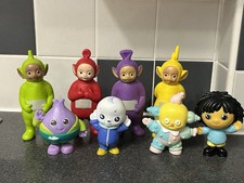 CBeebies Figures Bundle Moon And Me Set and Teletubbies Set